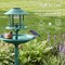 Best Choice Products Solar Outdoor Bird Bath Pedestal Fountain Garden Decoration w/ Fillable Planter Base